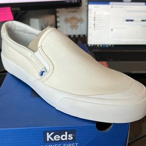 White/cream women’s Keds Crew Kick 75